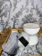 Žvakė stikliniame indelyje 380ml (balta)