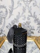 Natūrali sojų vaško žvakė stikliniame indelyje 250ml (juoda)