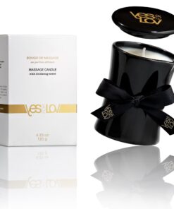 YESforLOV masažinė žvakė su afrodiziakais