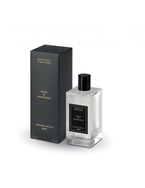 "Cereria Molla" purškiklis & kūno dulksna "Basil&Mandarin" 100 ml