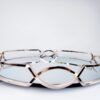 Metalinis padėklas su veidrodžiu 38cm