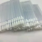 Nailoniniai šepetėliai 50vnt pakuotė