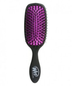 WETBRUSH PRO SHINE ENHANCER ovalus plaukų šepetys su šerno šeriais juodas
