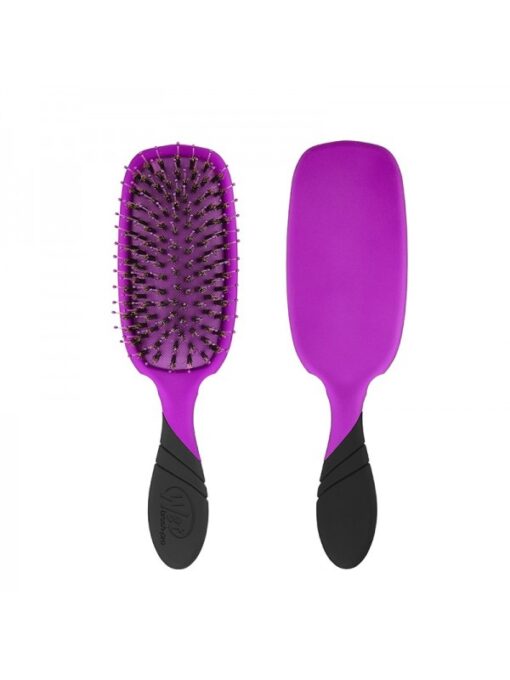 WETBRUSH PRO SHINE ENHANCER ovalus plaukų šepetys su šerno šeriais violetinis