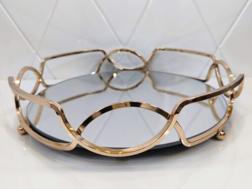 Aukso spalvos padėklas 30cm