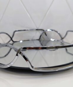 Sidabro spalvos padėklas