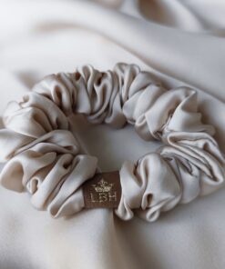 natūralaus šilko plaukų gumytė