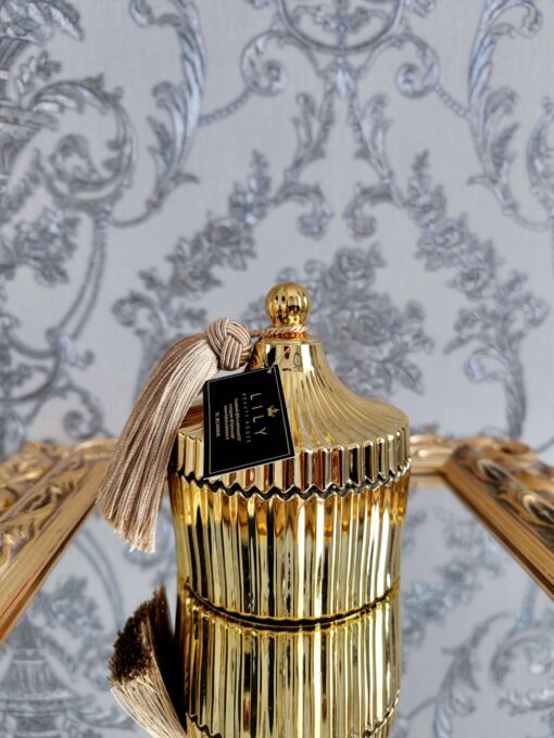 Sojų vaško žvakė, 260ml Gold