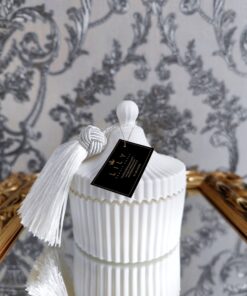 Sojų vaško žvakė, 260ml White