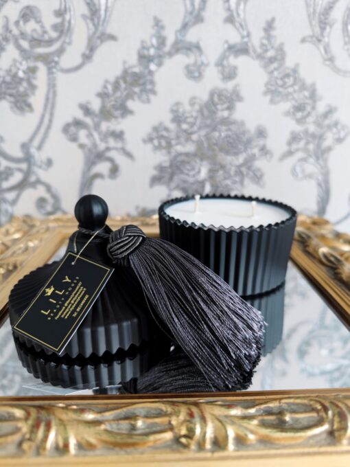 Sojų vaško žvakė, 260ml Black