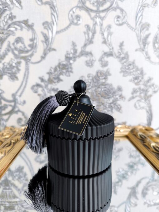 Sojų vaško žvakė, 260ml Black