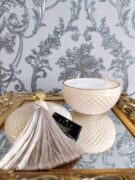 Natūrali sojų vaško žvakė stikliniame indelyje 380ml (kreminė)