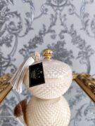 Natūrali sojų vaško žvakė stikliniame indelyje 380ml (kreminė)