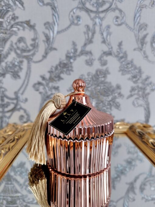 Sojų vaško žvakė, 260ml Rose Gold