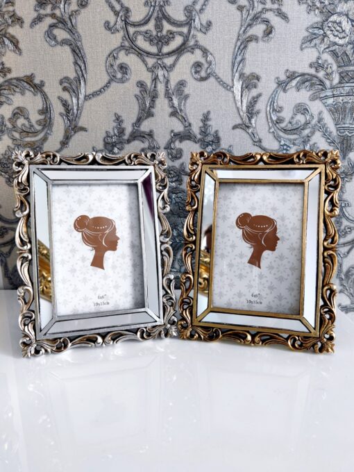 Nuotraukų rėmeliai su veidrodžiu 10x15cm