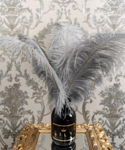 Dekoratyvinės plunksnos pilkos spalvos