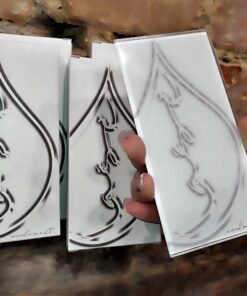 "Lašė" Didelė stiklinė paletė blakstienoms