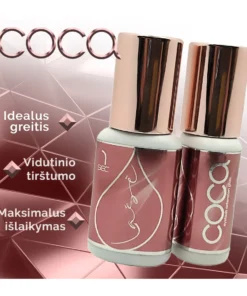 "Lašė" COCA klijai (vidutinio tirštumo) / 5ml. 1sek, blakstienų priauginimui