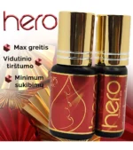 "Lašė" HERO klijai (vidutinio tirštumo) / 5ml. 0,5s, blakstienų priauginimui
